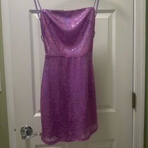 Never worn Lucy in the sky purple homecoming dress